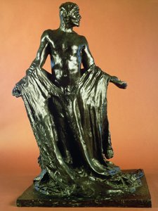 Studie voor Jean de Fiennes, uit de Burgers van Calais, c.1905-10 (brons)